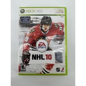 NHL 10 Microsoft Xbox 360 EA Sports CIB With Manual
